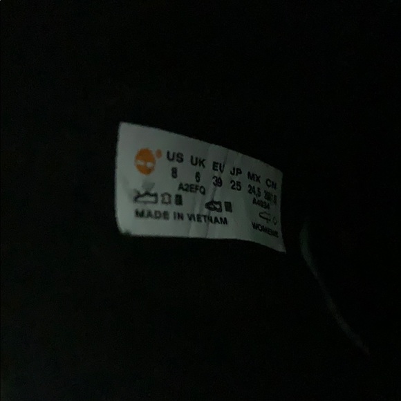 Black Timberland Boots - Picture 4 of 7